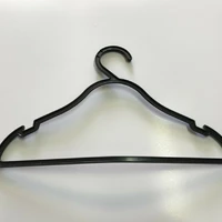 Плічка вішалки пластикові для нижньої білизни чорні, 27 см