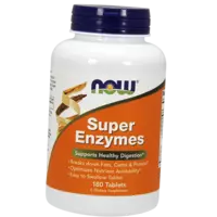 Пищеварительные Ферменты, Super Enzymes, Now Foods  180таб (69128015)