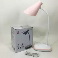 Светодиодная аккумуляторная лампа TaigeXin LED MS-6 лампа настольная с аккумулятором. Цвет: розовый