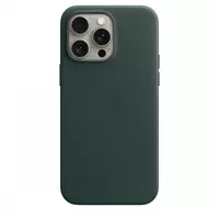 Leather Case With Magsafe iPhone 15 Pro Max — Evergreen
