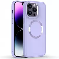 Metal Style Case With MagSafe iPhone 15 Pro Max — Lavender