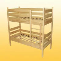 Двухярусная деревянная кровать без матраца (1456х688х1356)