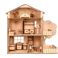 Кукольный домик  с мансардой "TREE HOUSE"