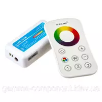 Контролер для світлодіодної стрічки RGBW 12А, 144Вт, радіопульт сенсорний 8 кнопок