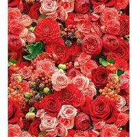 Папір пакувальний "Червоні троянди" BM039 (20 шт / уп)