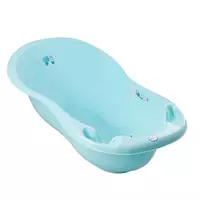 Ванночка 102 см LUX "Пес і Кіт"зі зливом  (Блакитний)