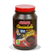 Густой горячий шоколад шоколадный напиток Ristora в банке 1кг