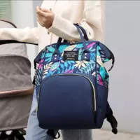Сумка для мам, уличная сумка для мам и малышей, модная многофункциональная  TRAVELING SHAR синий тропик