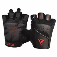 Перчатки для фитнеса RDX S2 Leather RDX Inc  S Черный (07260014)