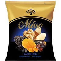 Ассорти сушеных плодов и орехов Misso Кардіо Мікс  60 г (4820146730359)