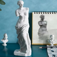 Статуетка Венера Мілоська RESTEQ. Фігурка для інтер'єру Афродіта з острова Мілос 9x9x29 см. Декор статуя богині Афродіти
