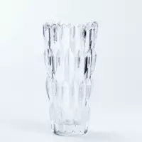 Ваза декоративная Glassware під кришталь 25 см, прозора