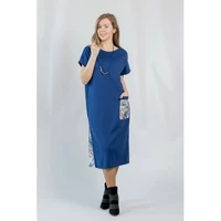 Платье NITA Л 810 синее