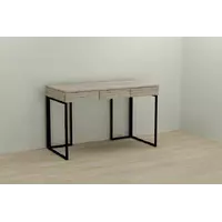 Письмовий стіл Ferrum Еліс 75x100x60 чорний ДСП Дуб Шервуд 16мм