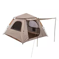 Палатка трехместная с тентом для кемпинга и туризма SY-22ZP001 FDSO   Серый (59508230)