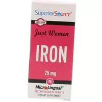 Железо для женщин, Just Women Iron 25, Superior Source  90таб (36606005)
